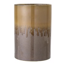 Bloomingville vase i brun stentøj