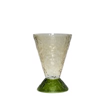 Hübsch Abyss Vase Mørkegrøn/Brun