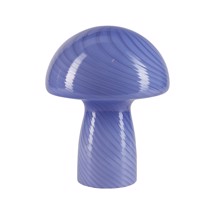 Bahne Mushroom lampe i blå glas