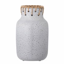 Bloomingville vase Janel i grå keramik