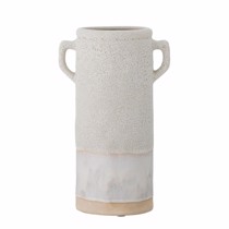 Bloomingville vase Tarin i hvid keramik