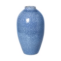 Broste Copenhagen vase Ingrid i blå og hvid