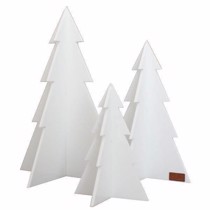 Felius Design Julepynt hvide juletræer