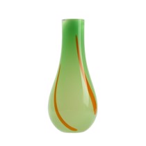 Kodanska Flow Vase Grøn med orange striber