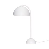 Hübsch bordlampe hvid metal
