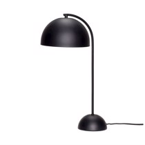 Hübsch bordlampe sort metal