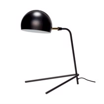 Hübsch bordlampe sort metal