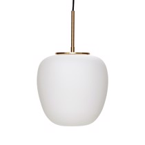 Hübsch Loftlampe - Muse Opalglas Ø25 cm