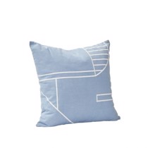 Hübsch sofapude Cushion blå og hvid