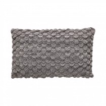 Hübsch sofapude grå mønster