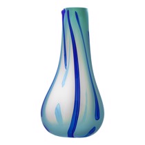 Kodanska Flow Vase lyseblå med striber