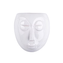 Present Time vægurtepotte Mask hvid