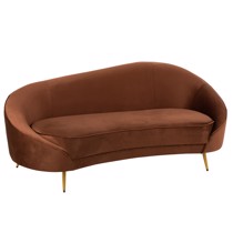 J Line Sofa brun