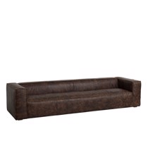 J Line Sofa Modern Mørkebrun